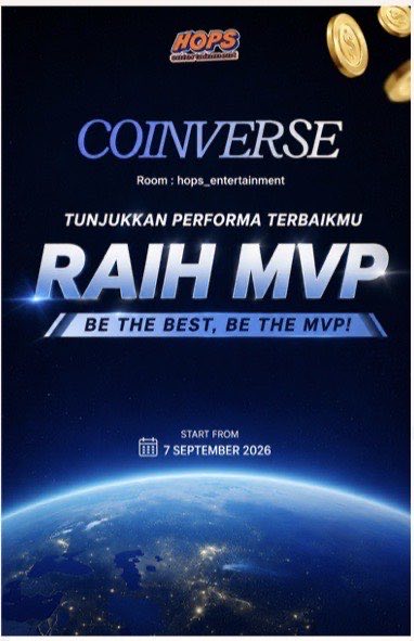 Poster event Coinverse Raih MVP