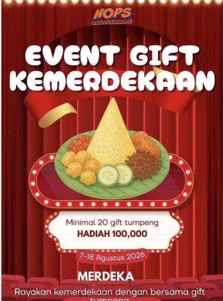 Poster event Gift Kemerdekaan