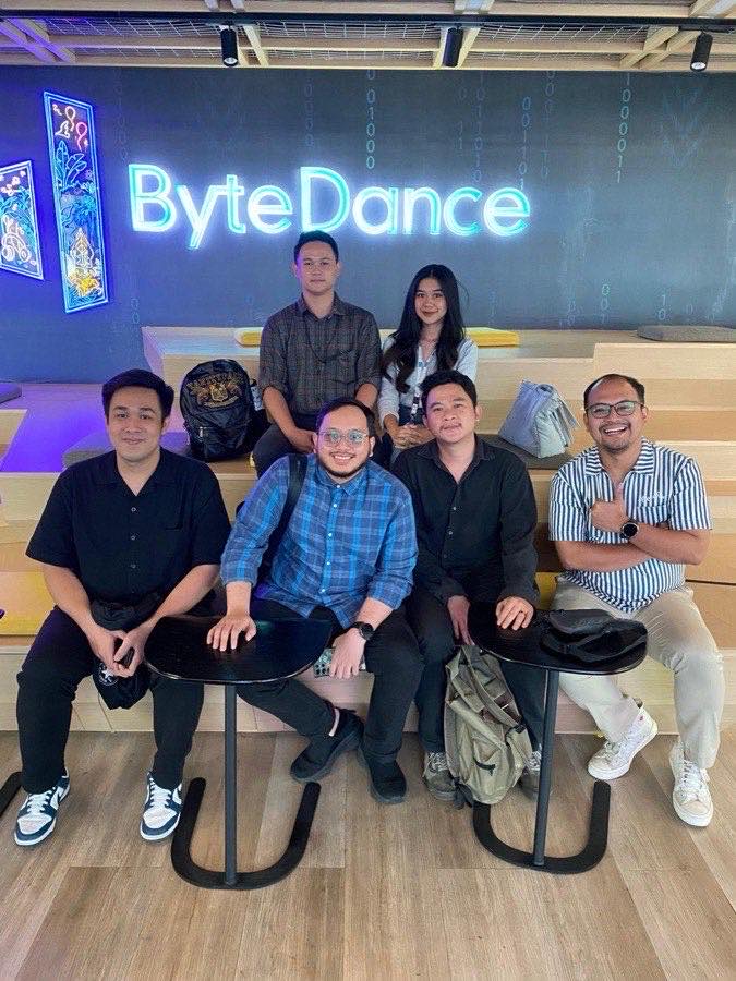 Tim HOPS Entertainment berkunjung ke kantor ByteDance
