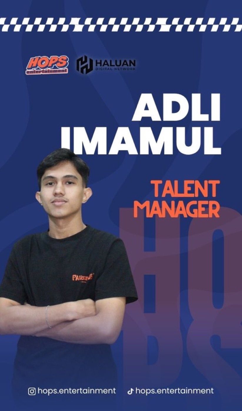 Adli Imamul, Talent Manager HOPS Entertainment