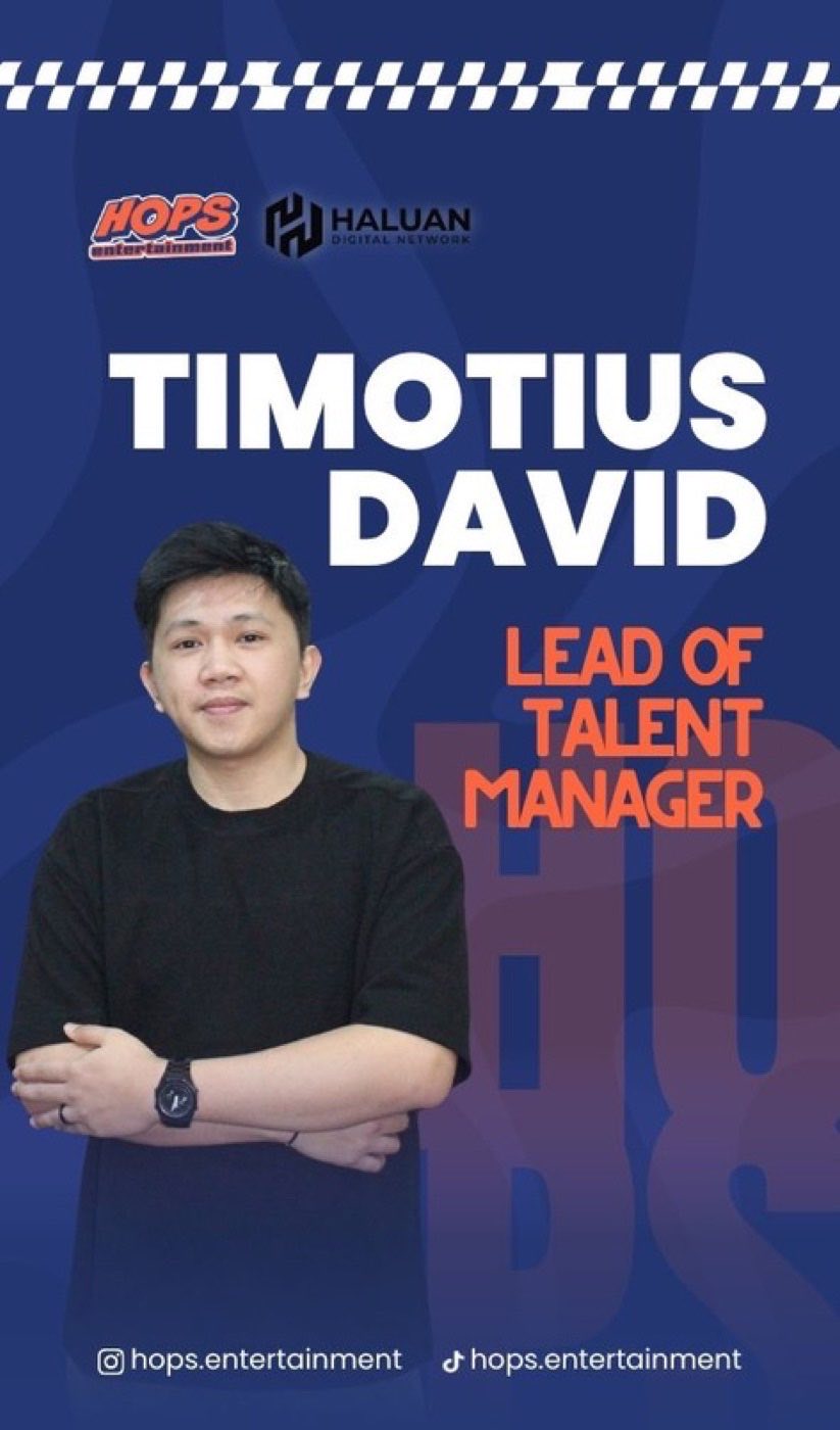 Timotius David, Lead of Talent Manager HOPS Entertainment